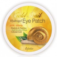Натуральные золотые гидрогелевые патчи для кожи вокруг глаз с улиточной слизью Esfolio 90 гр 60 шт. Таиланд Esfolio Gold & Snail Hydrogel Eye Patch 90 gr. 60 patches. Thailand 100% Original Product from Thailand MADE IN THAILAND
