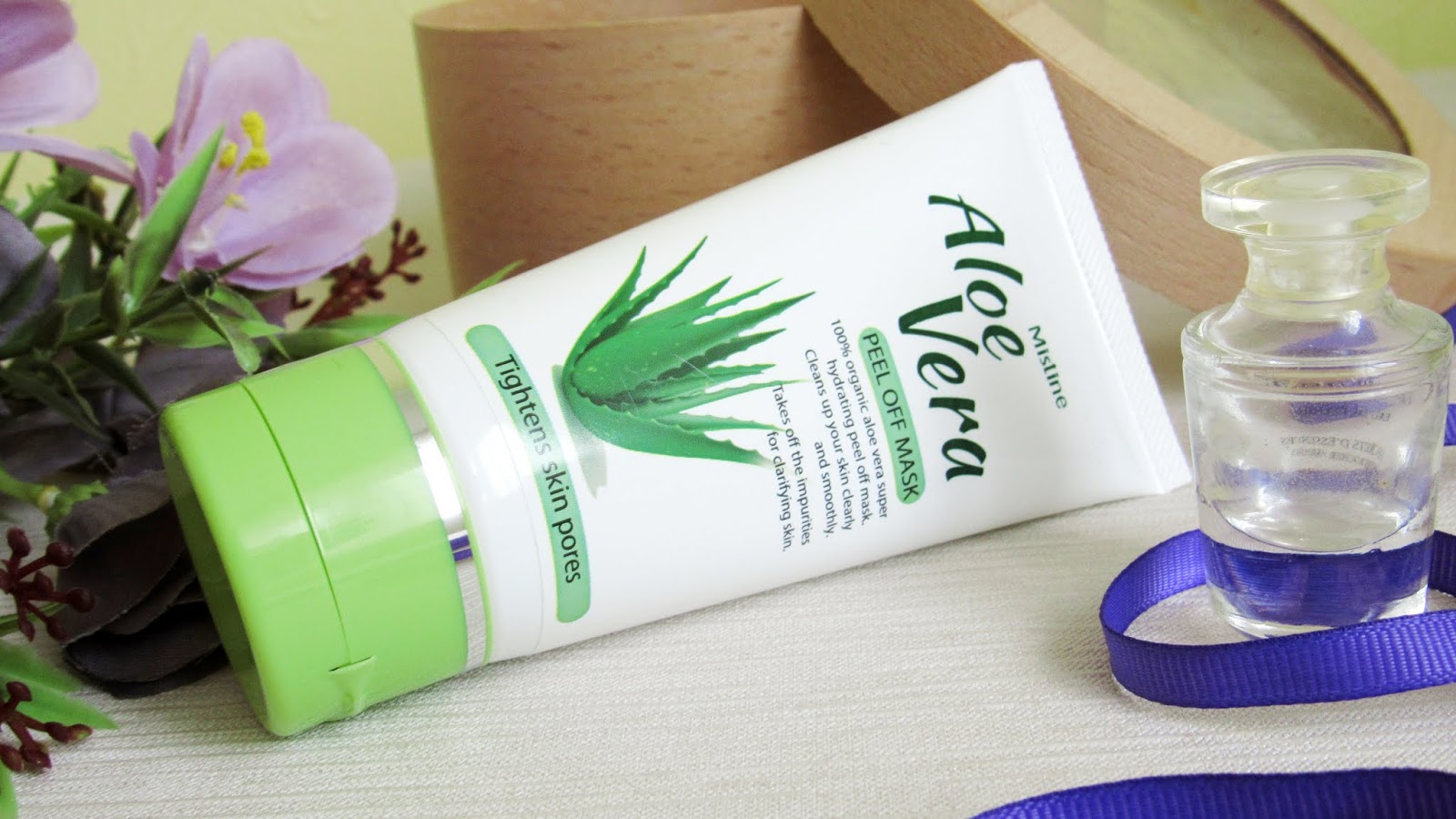 Натуральная маска-пленка для лица из Тайланда очищающая с алоэ Mistine Aloe Vera Peel Off Mask купить в Москве и Московской области.