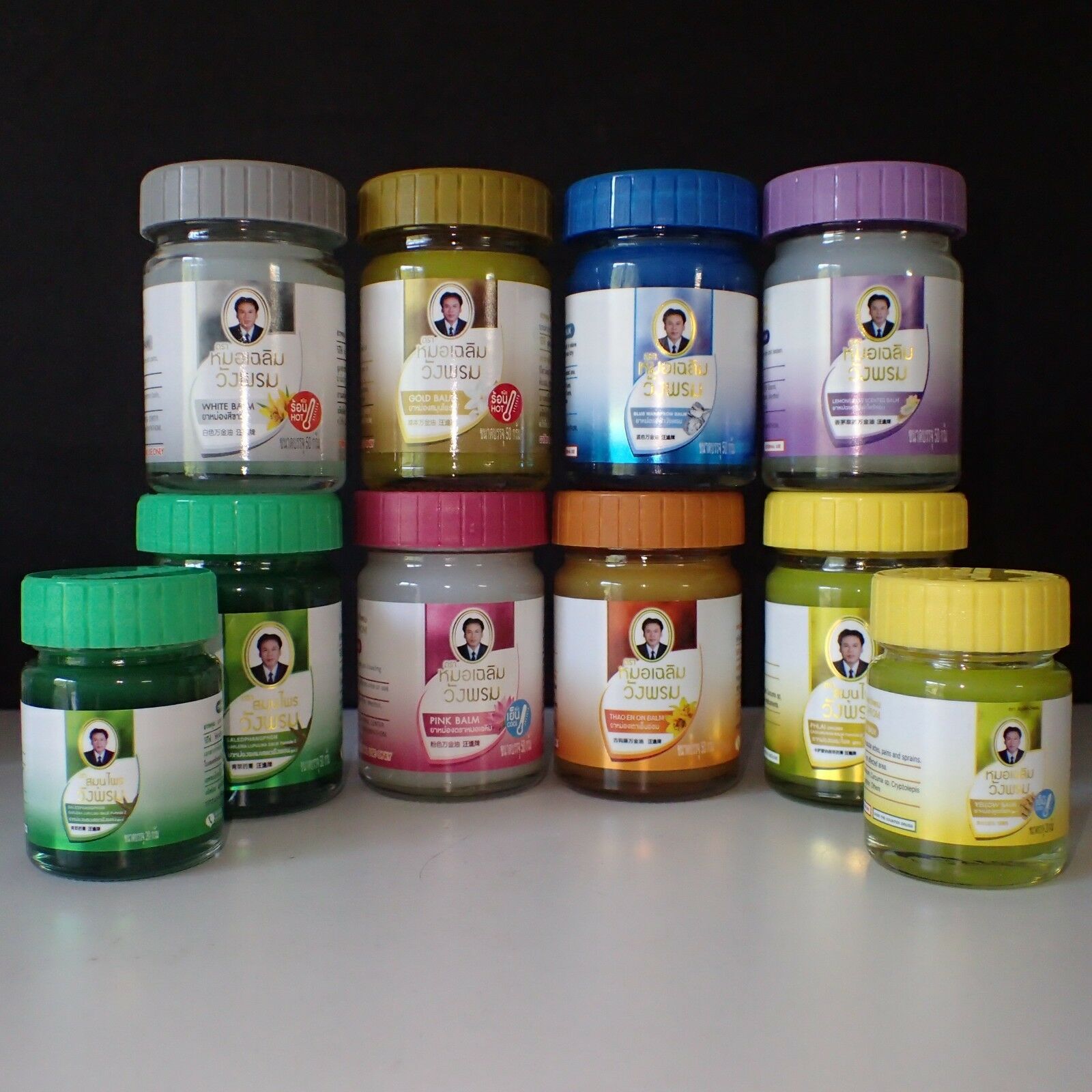 Натуральный бальзам ВАНГ ПРОМ на основе лемонной травы лемонграсс Wang Prom 50 мл. Таиланд