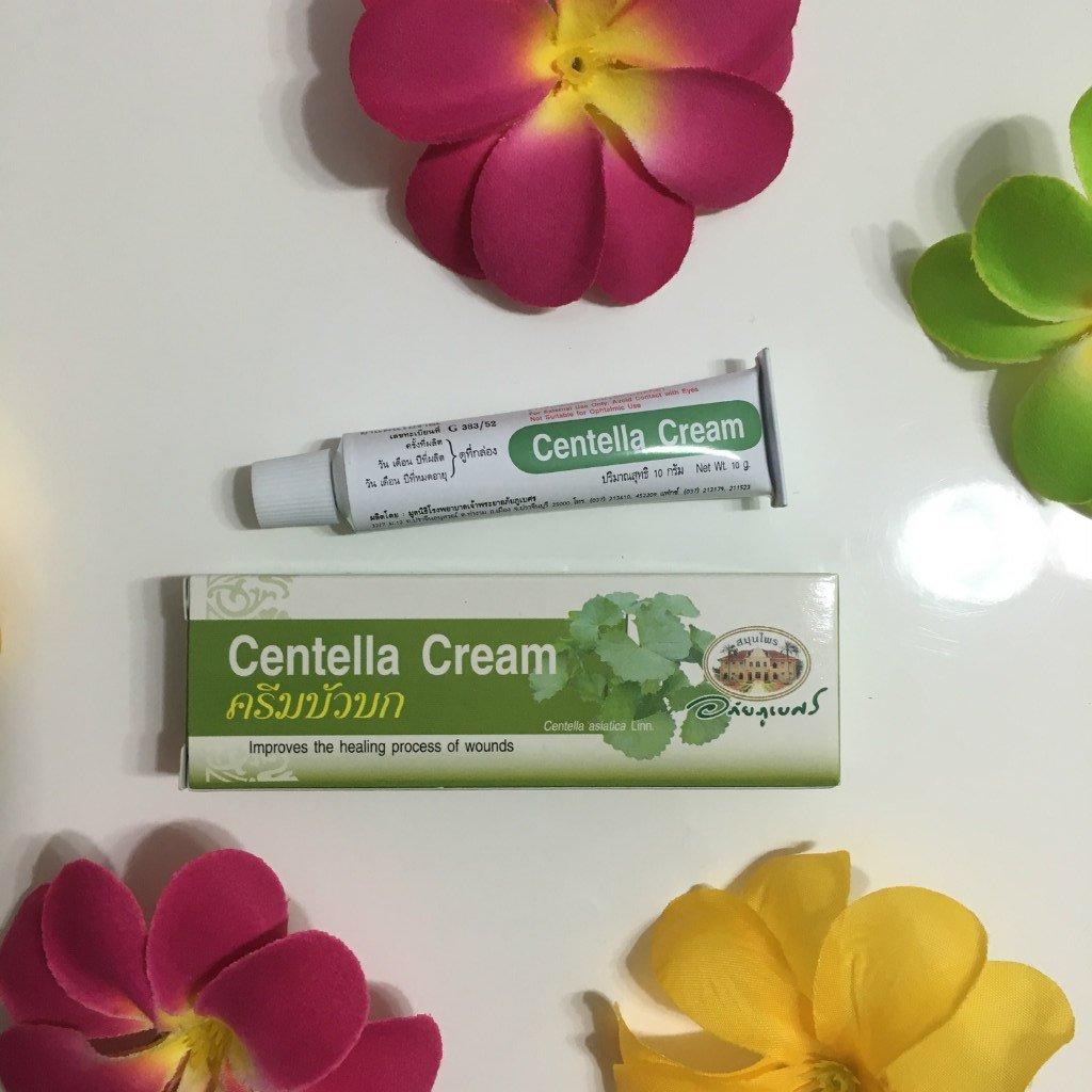 Натуральный Тайский ранозаживляющий крем Abhai с Центеллой Азиатской Abhaibhubejhr centella cream купить в Москве и Московской области