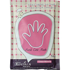 Тайские увлажняющая маски-перчатки для омоложения омертвевшей и огрубевшей кожи рук 7 Дней чуда Hand Care Mask 7 Days Miracle XueJialn