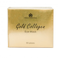 Тайские золотые коллагеновые маски-патчи для кожи вокруг глаз Gold Princess Collagen Eye Mask 60 шт
