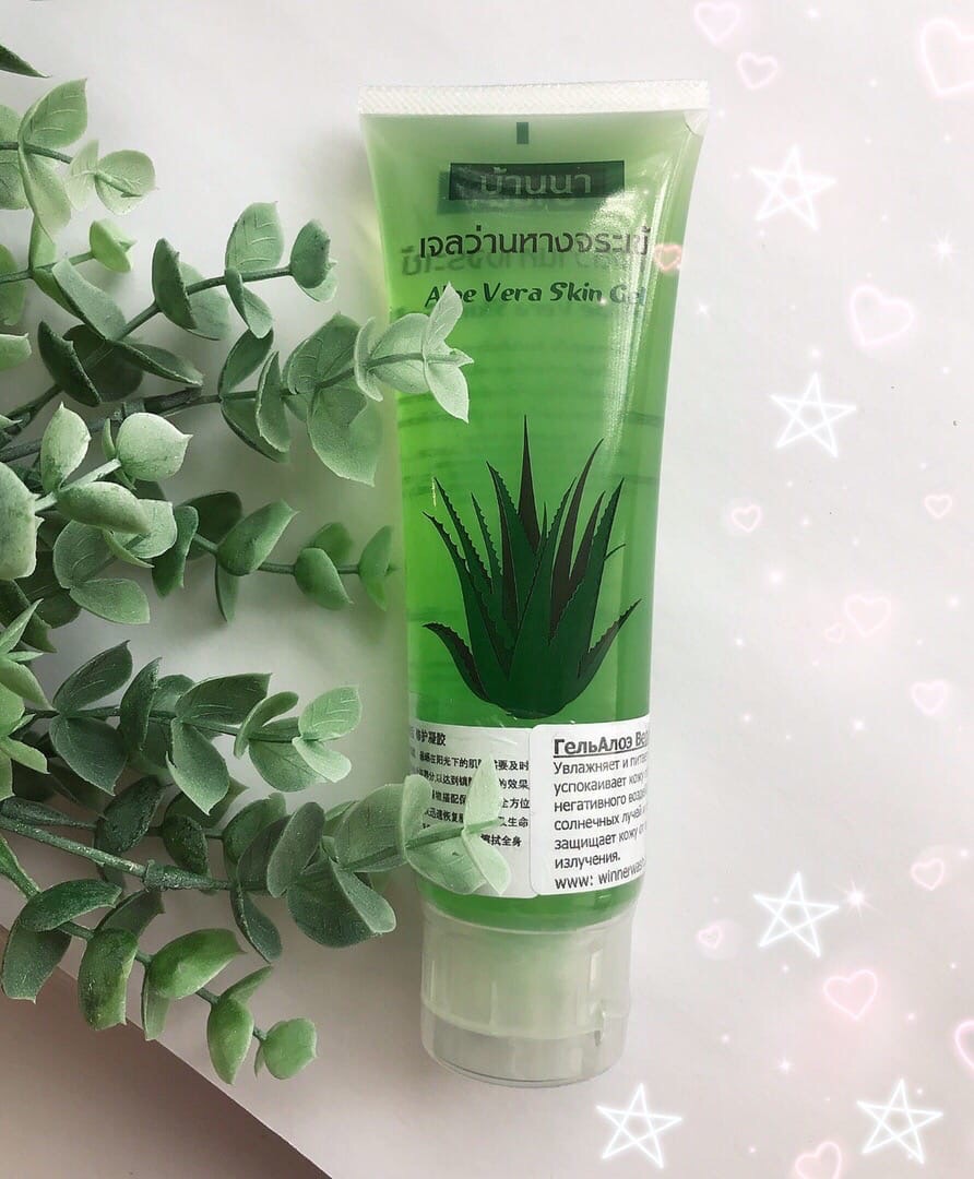 Тайский гель для лица и тела АЛОЭ BANNA Aloe Vera Skin Gel 250 мл. ТАИЛАНД
