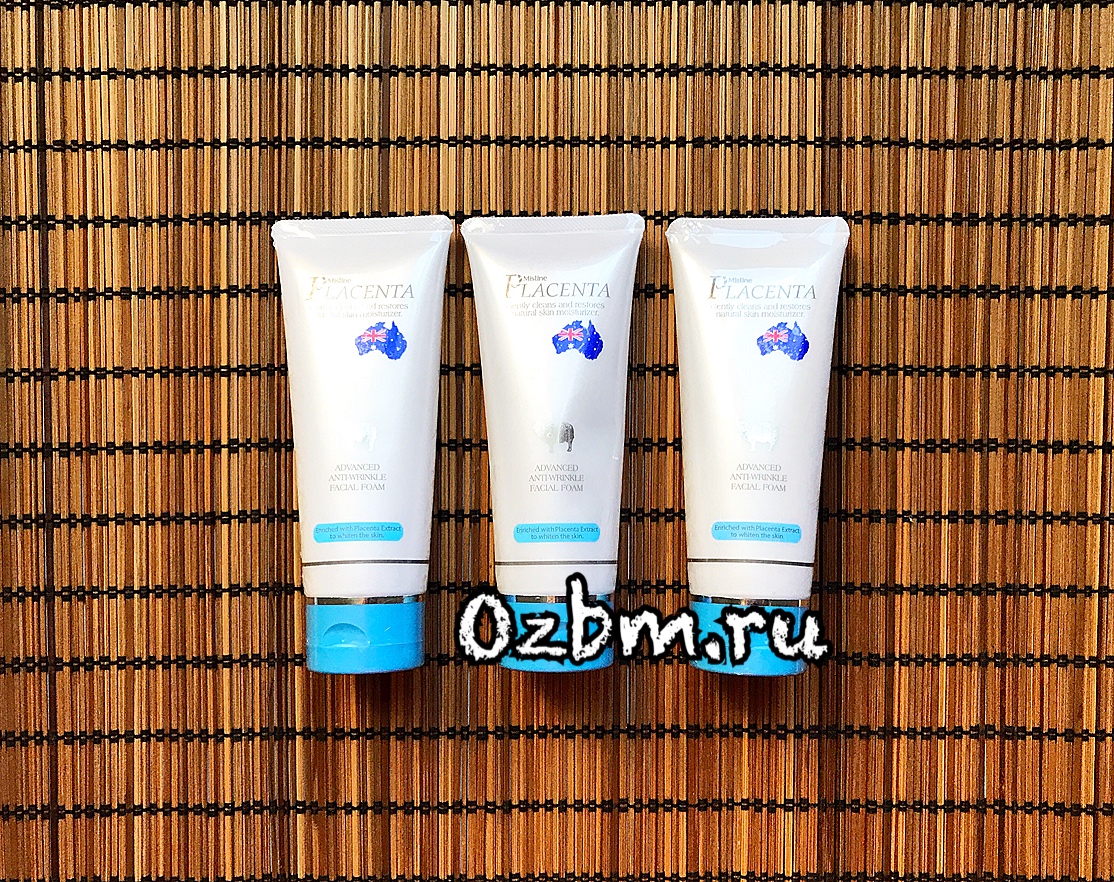 Тайский очищающий гель для умывания против морщин Mistine Placenta Advanced 85 мл.
