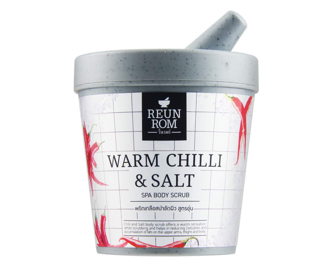 Тайский разогревающий скраб для тела с красным перцем Reun Rom Warm Chilli and Salt Spa Body Scrub 200 гр. ТАЙСКАЯ КОСМЕТИКА scrubchilli