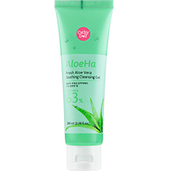 Тайский успокаивающий гель для умывания с алоэ вера Cathy Doll Aloe Ha Fresh Aloe Vera Soothing Cleansing Gel 100 ml. Thailand. Тайская косметика