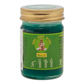 Тайский зеленый массажный бальзам для тела на травах с болеутоляющим эффектом Mho Shee Woke Green Balm 50 гр._zelenyj-tajskij-balzam