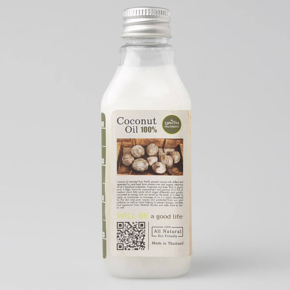 Тайское кокосовое масло Phutawan 100 мл. купить тайское кокосовое масло в москве