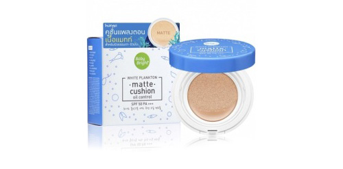 Тайское тональное матирующее средство-кушон с белым планктоном White Plankton SPF50 PA+++ Тон #23 Baby Bright 15 гр. ТАИЛАНД